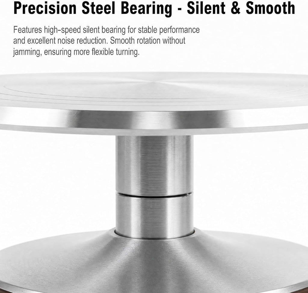 Aluminium 360° Rotating Detachable Cake Turntable