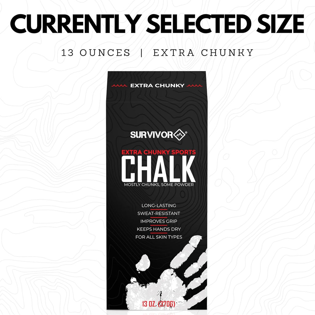 Gym Chalk - Chalk Powder for Climbing, Lifting, Gymnastics & More | Pure Magnesium Carbonate Hand Chalk Powder