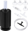 Aquarium Bio Sponge Filter Small Fish Foam Filter with Airline Tubing Suction Cups Check Valve Connectors and Control