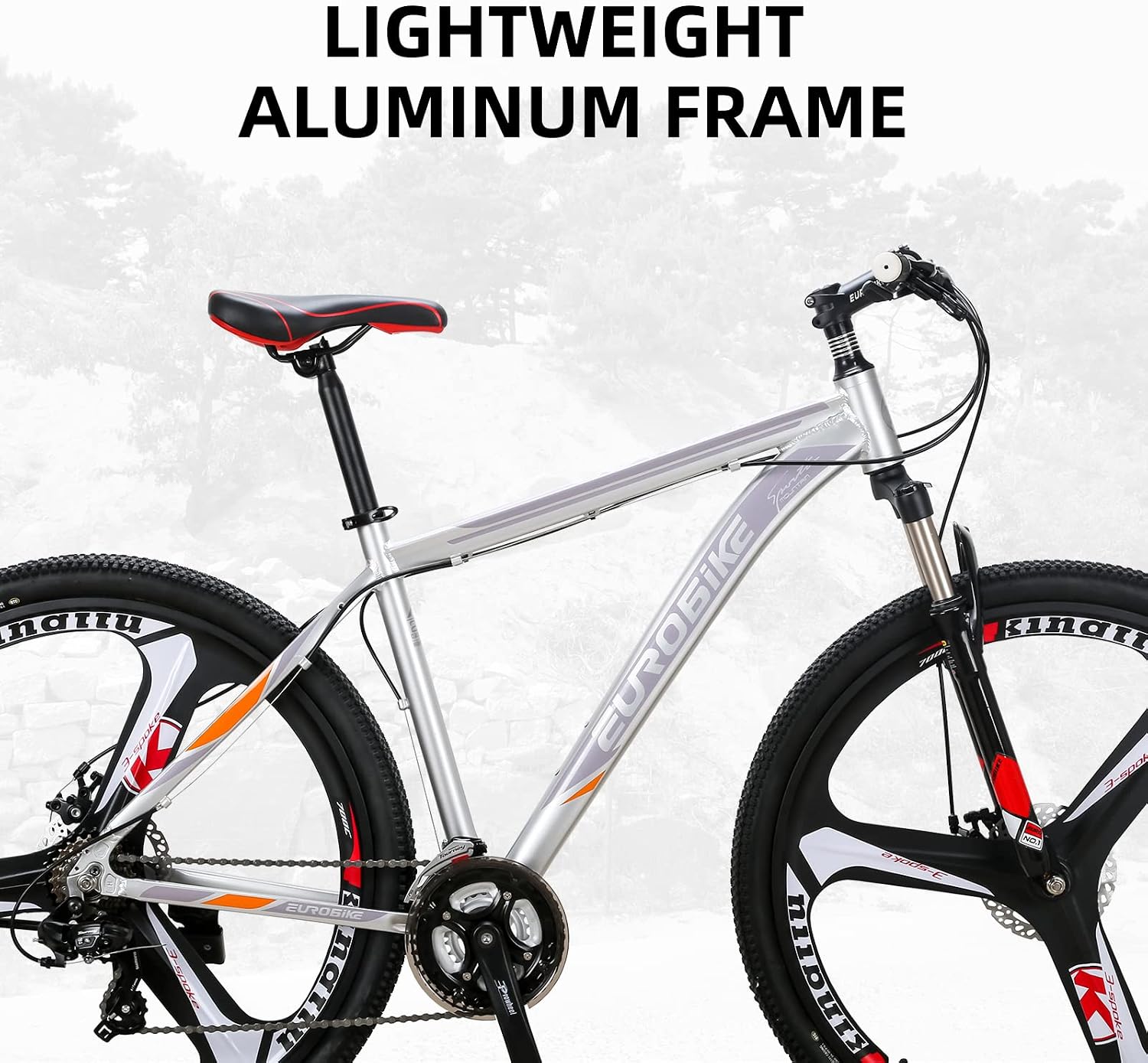 29” /27.5" Mountain Bike，29" Men Mountain Bike, Lightweight Aluminum Frame,Front Suspension Daul Disc Brakes 21 Speed