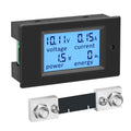 DC Power Meter, 8-100V 100A Volt Amp Watt Meter, LCD Display Multimeter Voltage Current Energy RV Battery Monitor