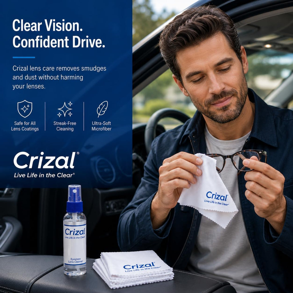 Eyeglass Cleaner Kit | 6-Pack with Lens Cleaner Spray & Premium Microfiber Cleaning Cloth | Designed & Tested by