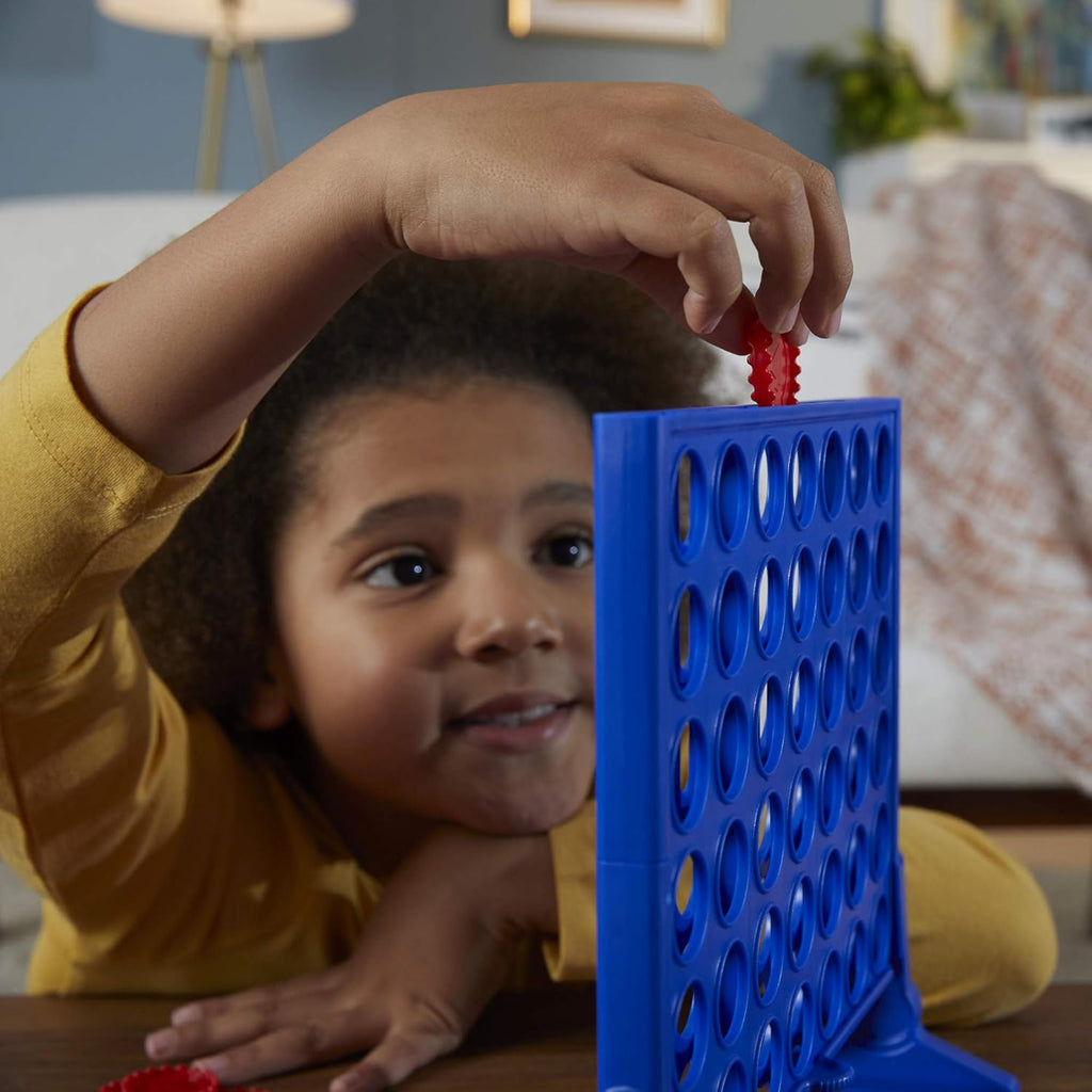 Hasbro Gaming Connect 4 Classic Grid, 4 in a Row Game, Strategy Board Games for Kids, 2 Players for Family and Kids