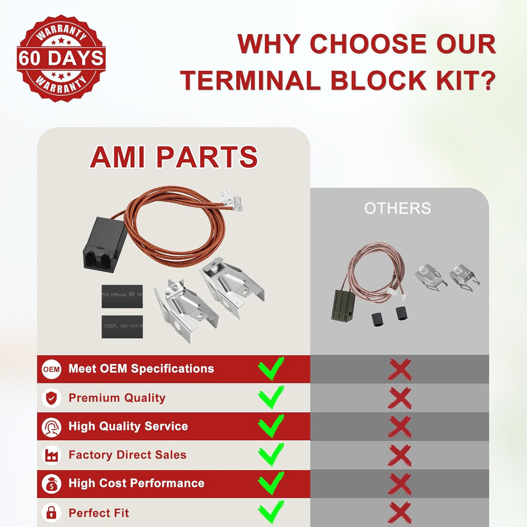 Terminal Block Kit WB17T10006 Burner Plug Fits for G.E Stove