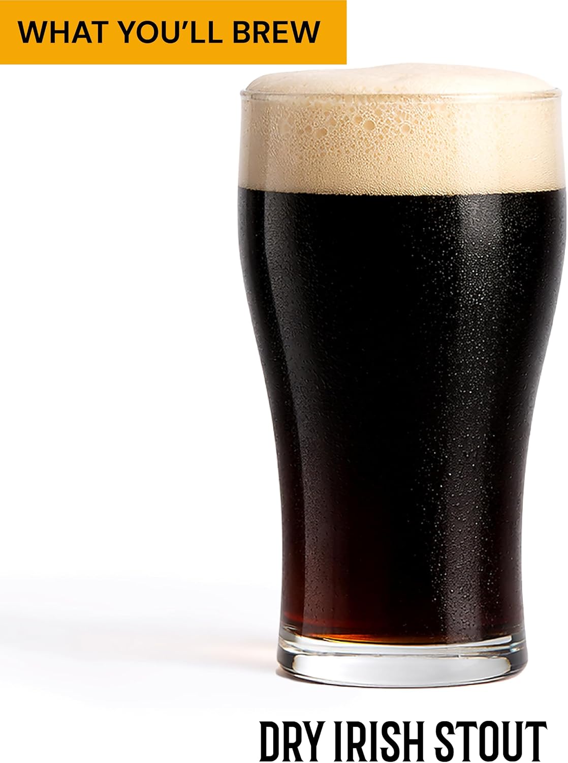 Irish Stout - Beer Making Kit - Make Your Own Craft Beer - Complete Equipment and Supplies - Starter Home Brewing Kit