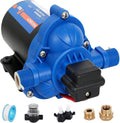 12V Sprayer Pump, 2.5GPM Chemical Resistant Diaphragm Pump