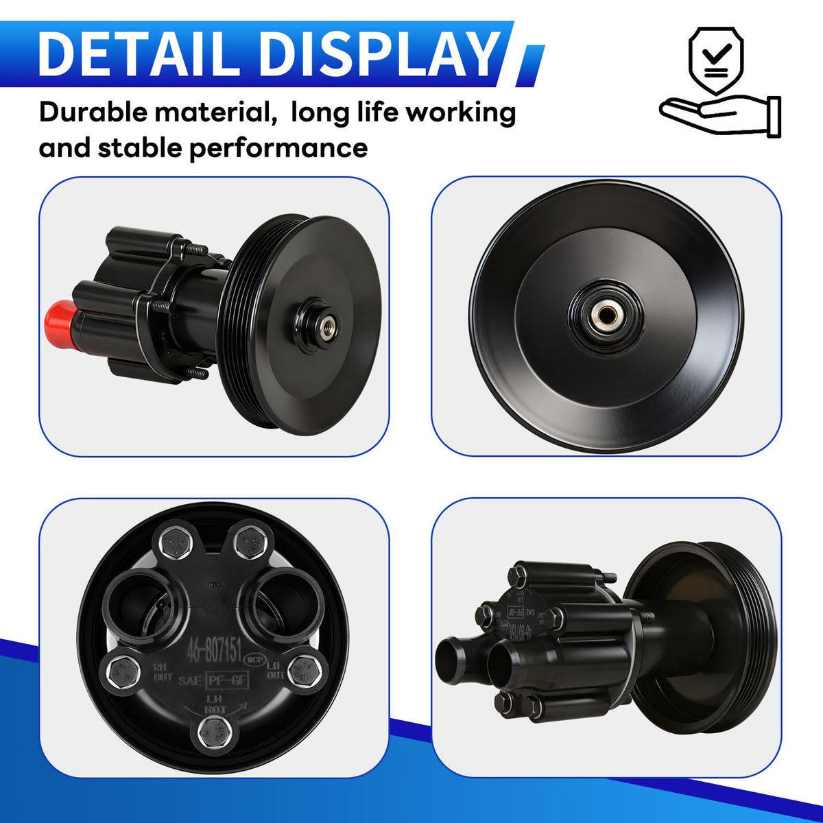 46‑807151A9 Sea Water Impeller Pump For Mercruiser BRAVO