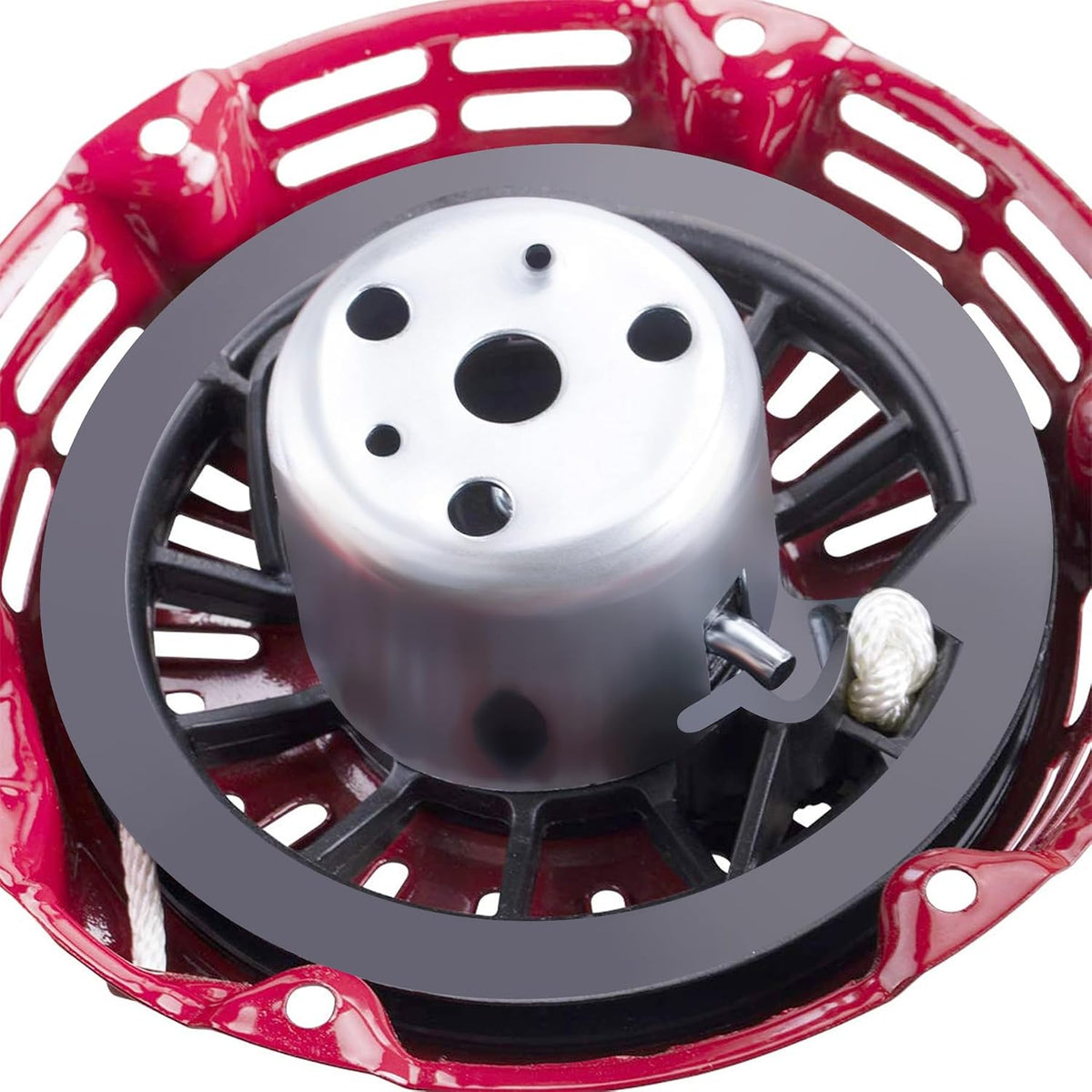 Recoil Starter with Start Cup Fit Honda GX120 GX160 GX200 Pull Starter (Steel Rod Paws) Engine 4/5.5/6.5hp Motor Replace # 28400-ZE1-003ZF 28400-ZH8-013YA