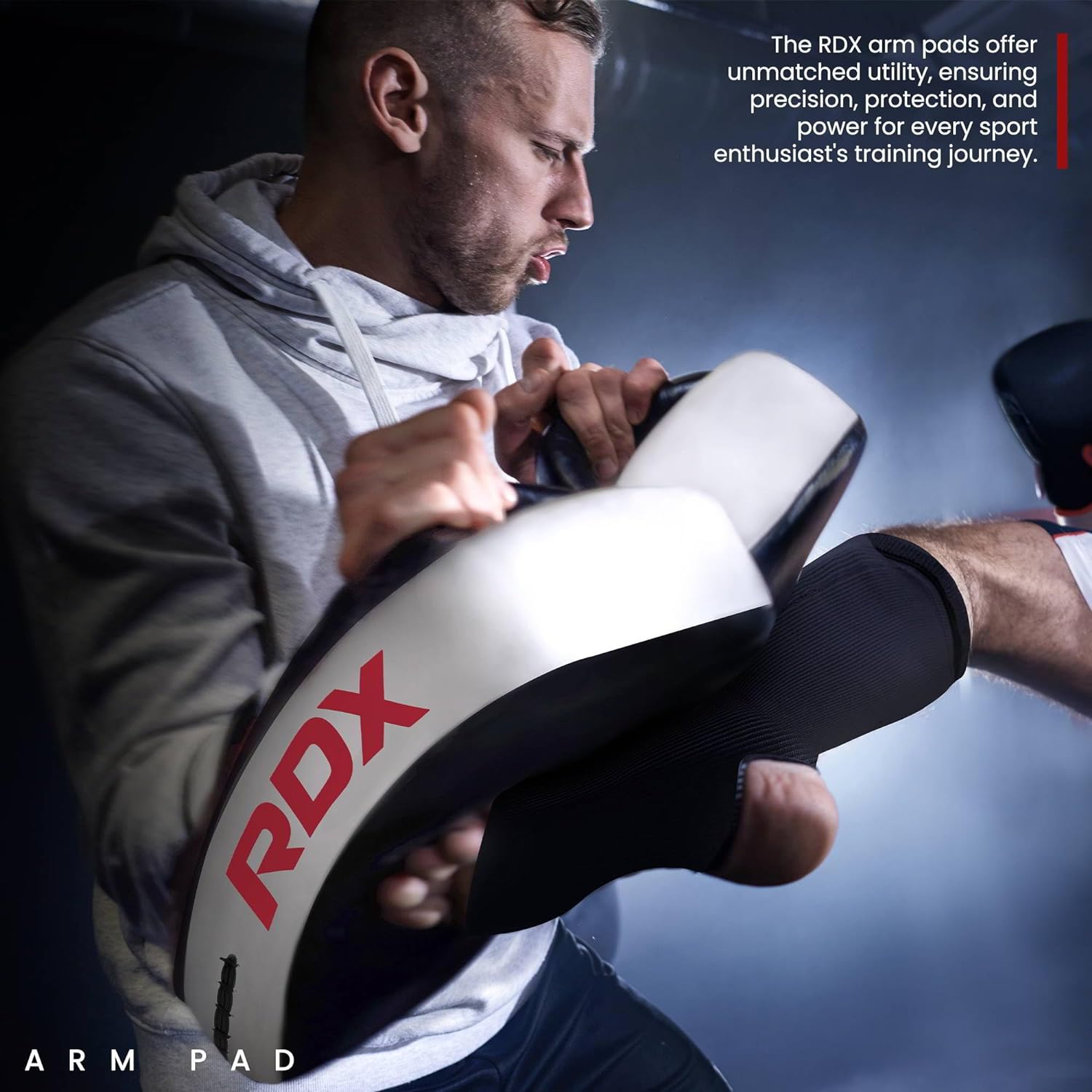 Muay Thai Pad for Training, Curved Kickboxing Kicking Strike Shield, Coaching Kick Boxing, MMA, Martial Arts, Karate