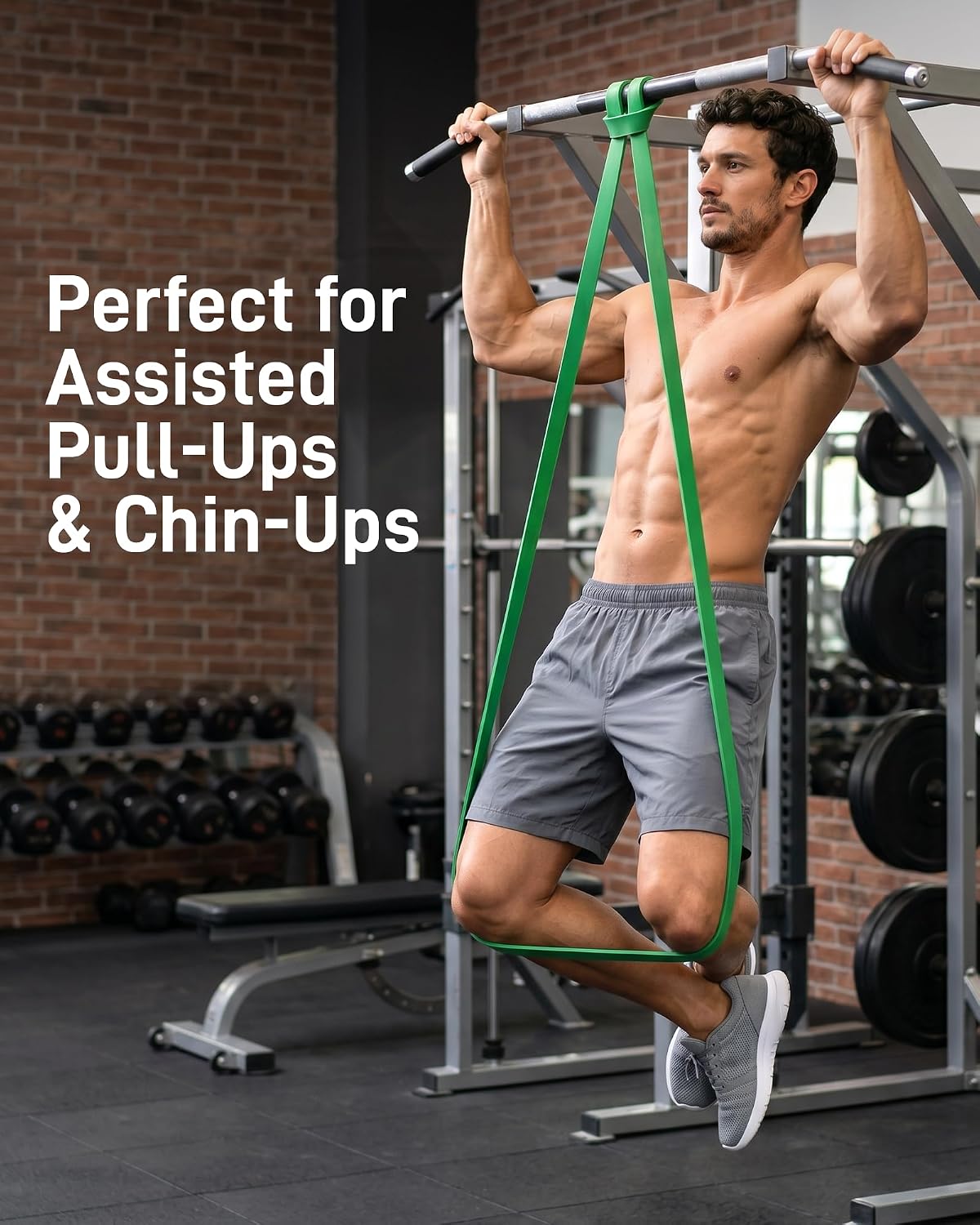 Resistance Bands for Working Out, 5 Levels Pull Up Assistance Bands Set for Workout, Exercise, Home Gym & Strength