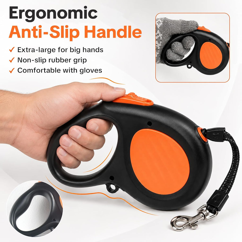 Retractable Leash for Large Dogs, Heavy Duty Nylon Tape