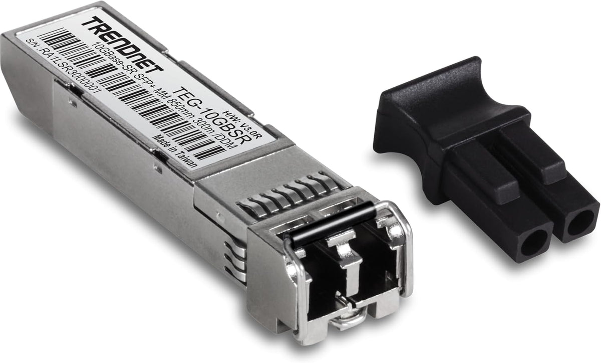 TRENDnet 10GBASE-SR SFP+ Multi Mode LC Module, TEG-10GBSR