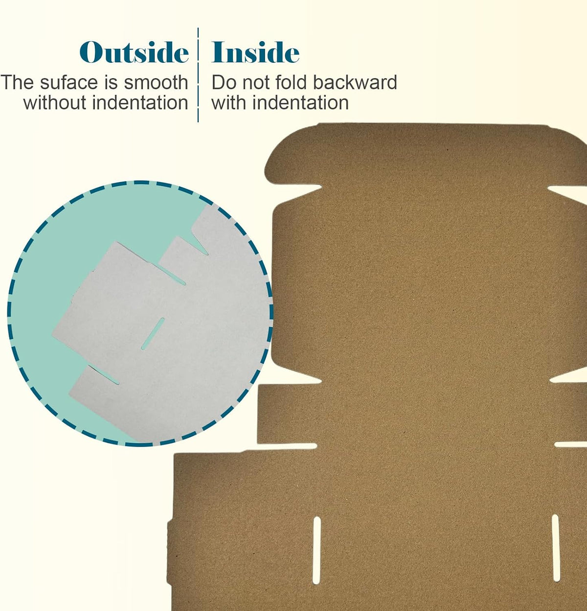 Small Shipping Boxes 7x6x2, Set of 25, White Corrugated Cardboard Box Mailer (YD762-25W)