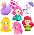 Baby Bath Toys - No Hole Bath Toys for Kids, Bath Tub Shower Toys for Newborn Baby