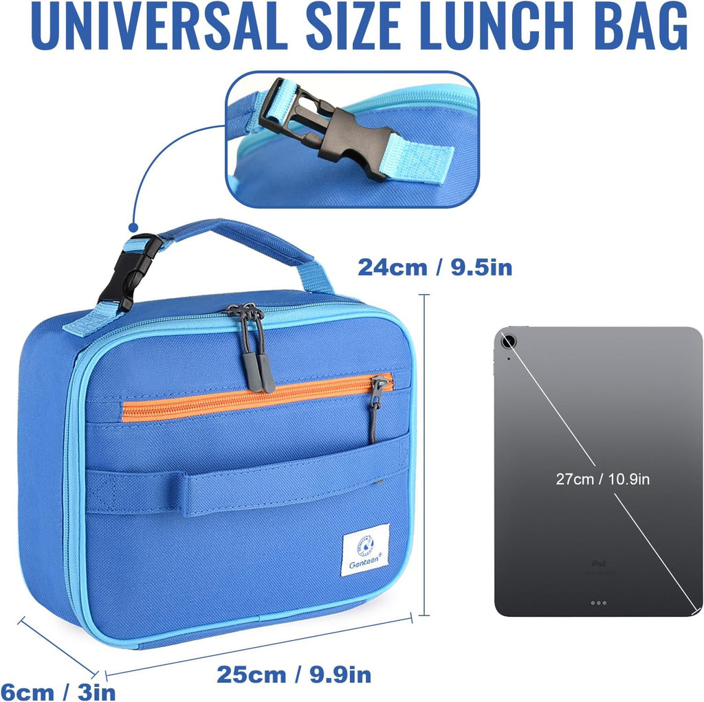 Kids Insulated Lunch Box for Boys Girls,Back to School,Office | Thermal Meal Tote Kit,Soft Reusable Lunch