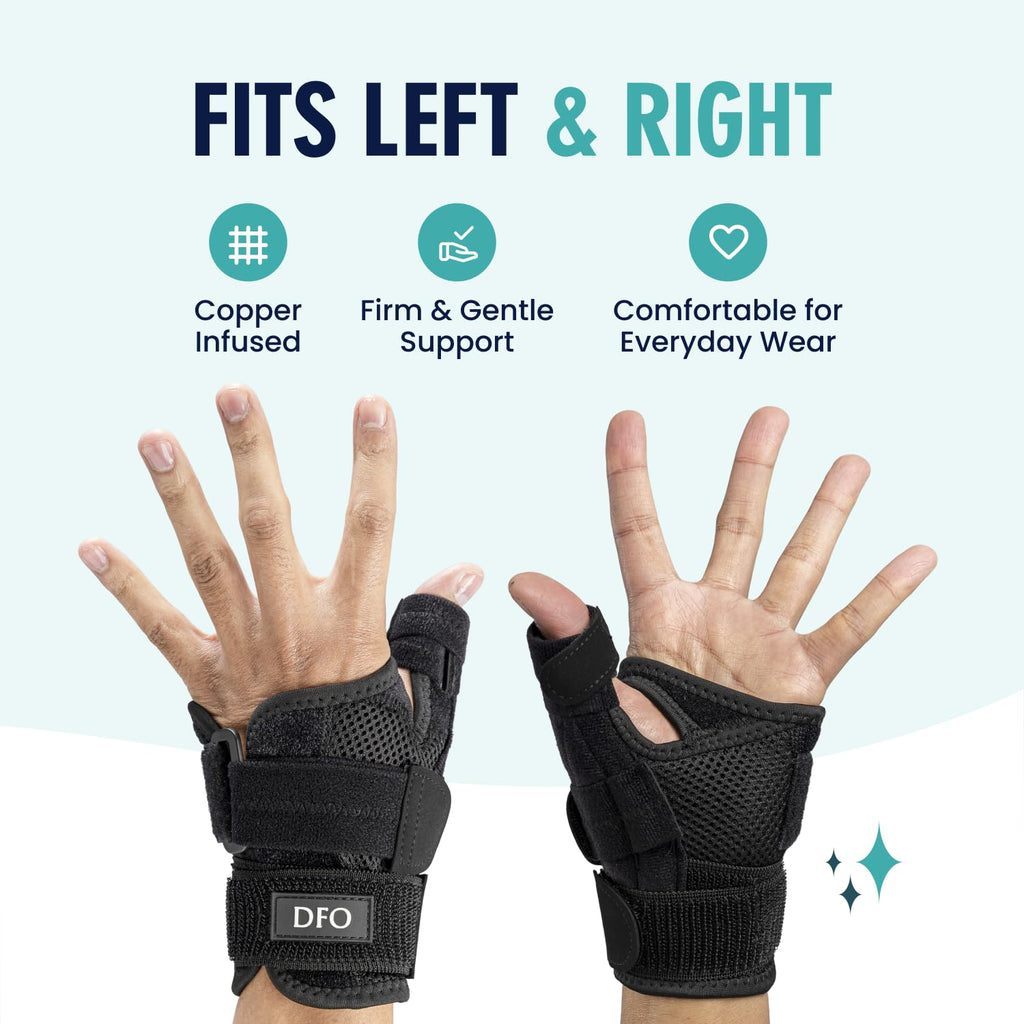 Copper Thumb and Wrist Brace, 1 Brace