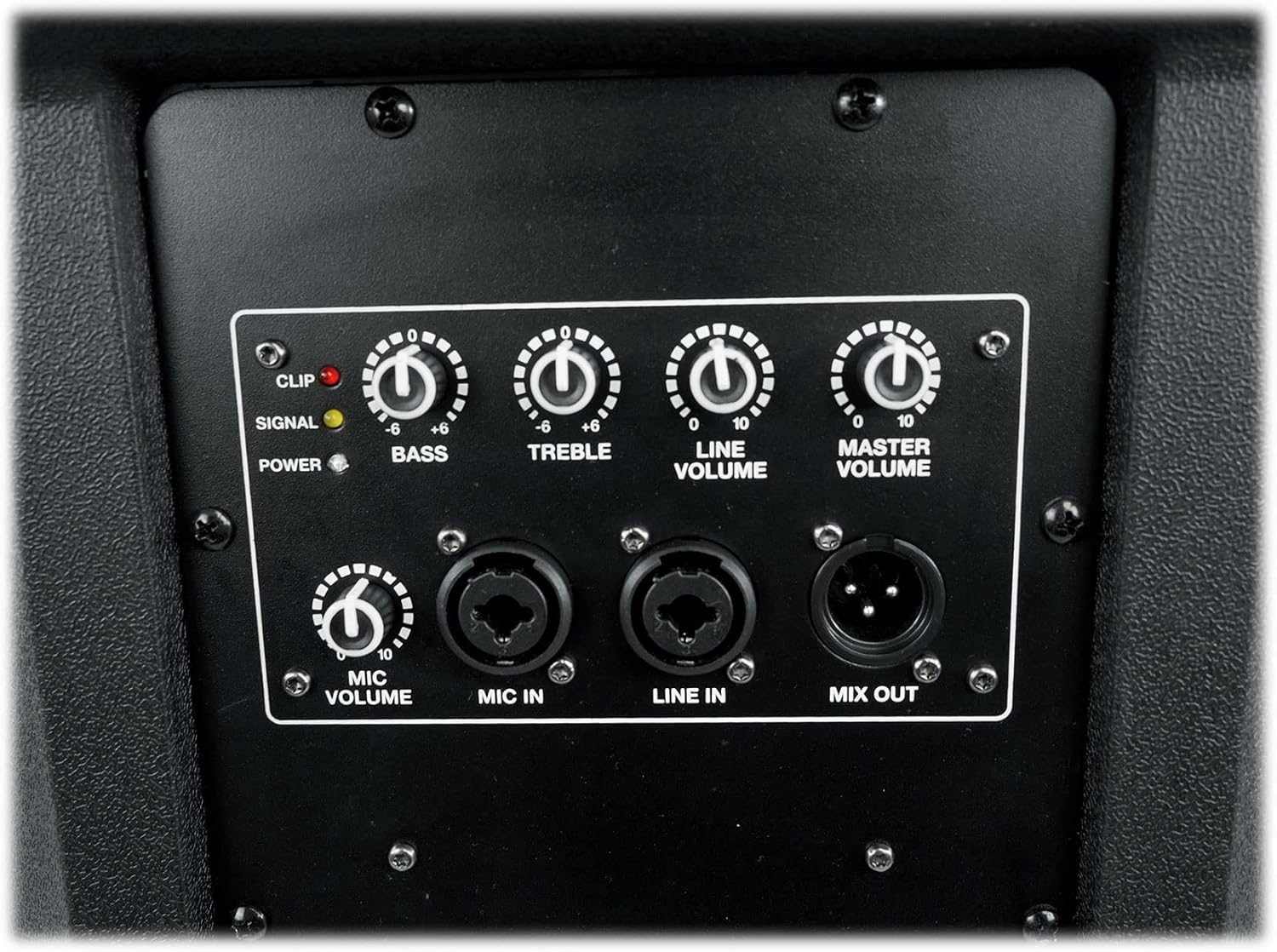 DX15 15" Active Powered Speaker with 2-Channel Mixer, 2-Pack | 2000W Peak/500W RMS, 1000W Program, XLR/1/4" Mic and