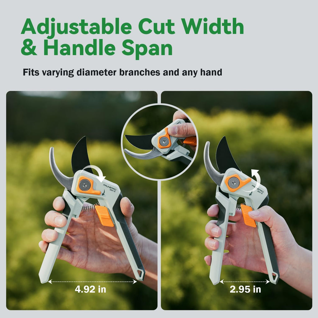 Pruning Shears for Gardening Professional Bypass Hand Pruner Up to 1 Inch Cut Capacity Sharp Stainless Steel Blade