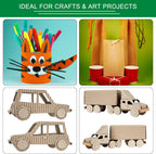 Corrugated Cardboard Paper Sheets, Corrugated Paper Cardboard Inserts [for Craft and DIY Projects] - 11.8x8.3
