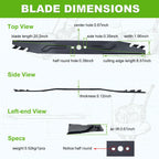 AB2102 LM2110 LM2110SP Mulching Blade 21inch Replacement for EGO LM2120SP