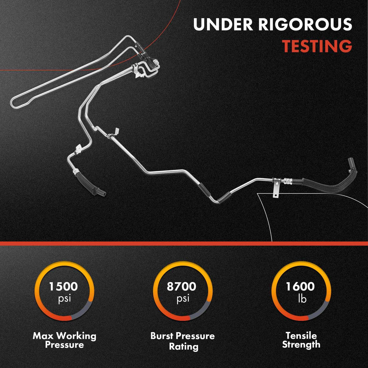 A-Premium Power Steering Return Hose Line Assembly Compatible with Dodge