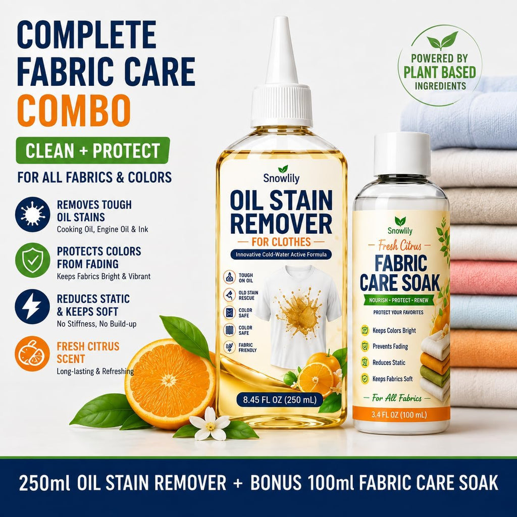 Oil & Grease Stain Remover for Clothes, 8.45 Fl Oz Laundry Care