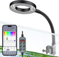 Aquarium Light, 6 W Bluetooth Fish Tank Light, Full Spectrum Clip On Aquarium Lights for 1-5 Gallon Tanks, USB 24/7