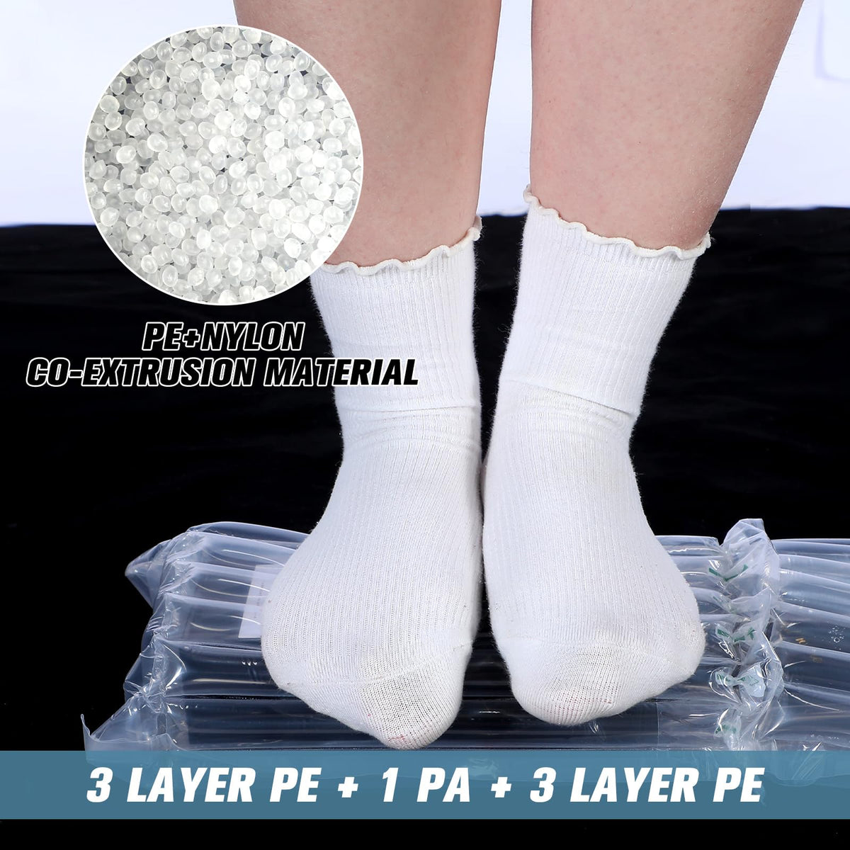 150 Pcs Inflatable Wine Bottle Protector Bags for Travel