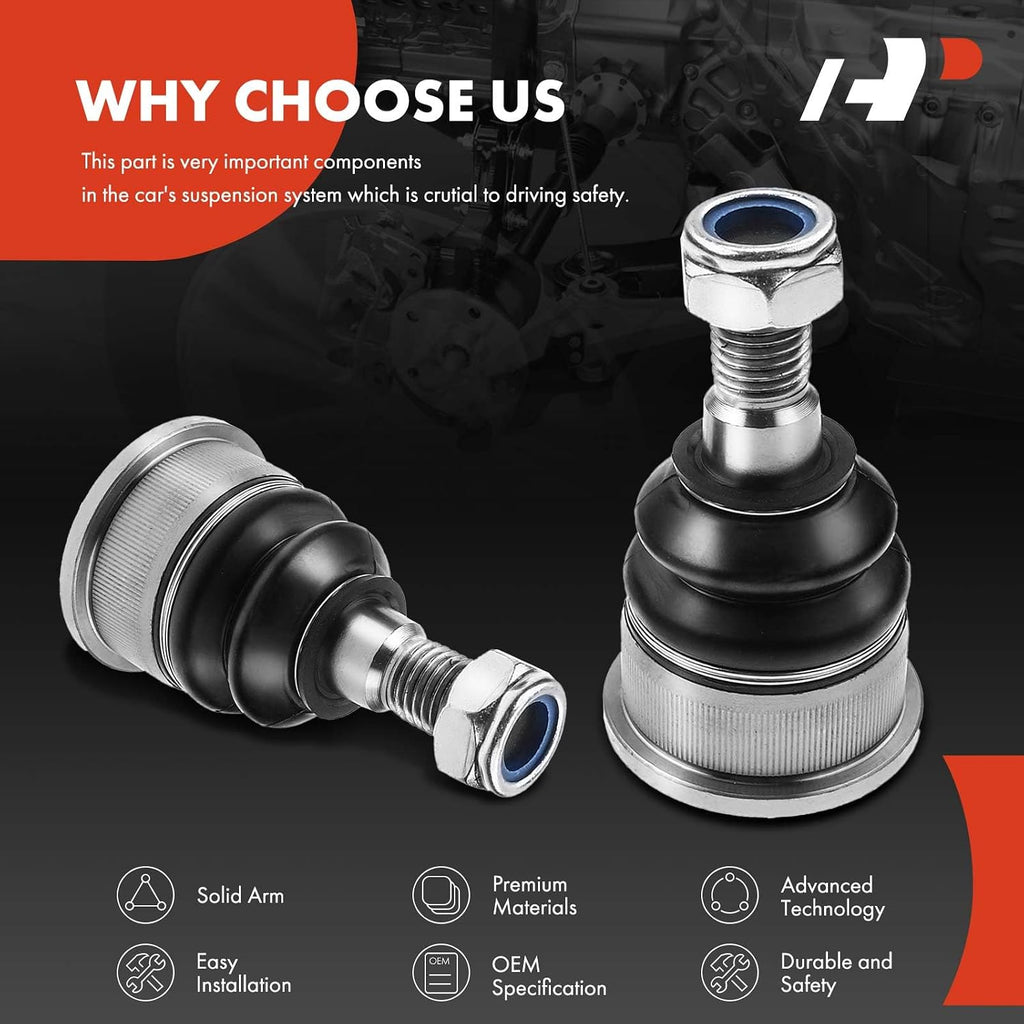 A-Premium Front Lower Ball Joint, Compatible with Ford