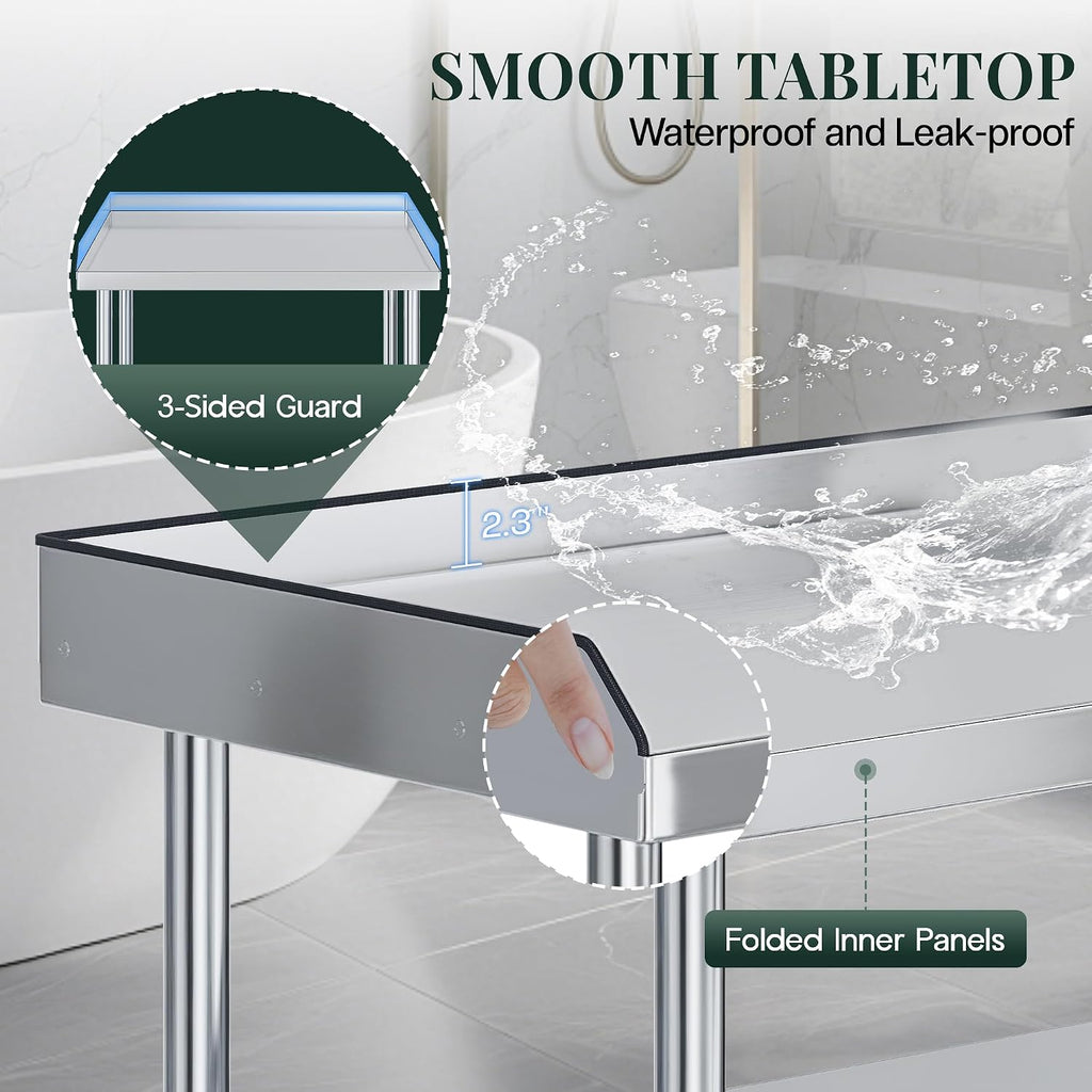 48-Inch Stainless Steel Equipment and Grill Stand