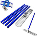 Bull Float Concrete Tools, 48"×8" Magnesium Aluminum Alloy Concrete Float | 4 Combinable Handles, Carrying Toolbox