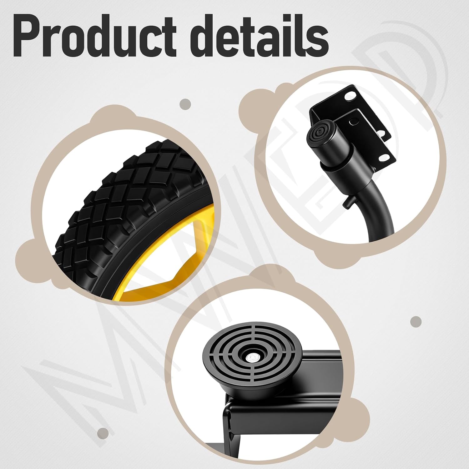 40065 Generator Wheel Kit for Champion 2800-4750-Watt / 3000-5500-Watt | Also fit Higher Inverter Generators with