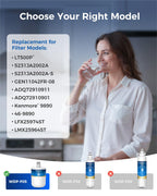 Plus 5231JA2002A NSF 401&53 Refrigerator Water Filter, 3 Pack