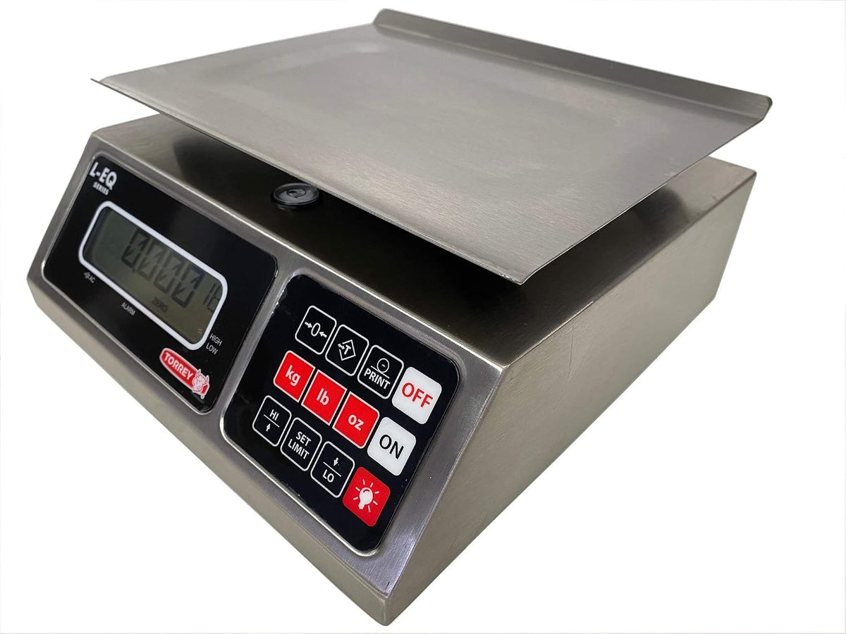 LEQ 10/20 High Precision Digital Portion Control Scale, Stainless Steel Construction, 10 kg/20 lb. Capacity