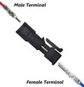 Molex Micro-Fit 3.0 dual row (2 Circuits) Male & Female receptacle plug, w/Terminal sockets, (Pack of 10 Complete Set)