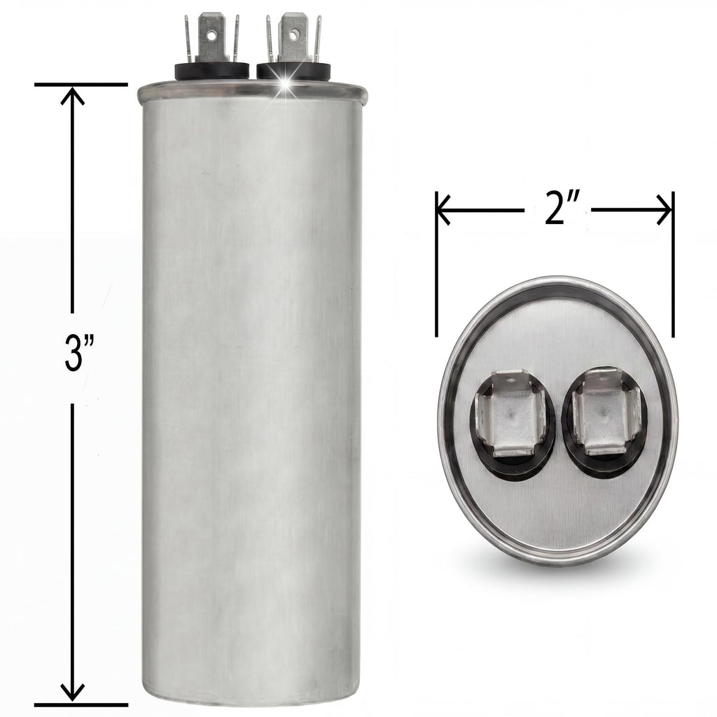 30 MFD 370/440 Volt VAC Run Round Capacitor CAP99-3004R