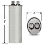 30 MFD 370/440 Volt VAC Run Round Capacitor CAP99-3004R