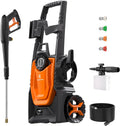 Electric Pressure Washer, 2400 PSI 2.3 GPM with 4 Quick-Connect Nozzles, 20FT Hose & Foam Cannon, Powerful Washer for