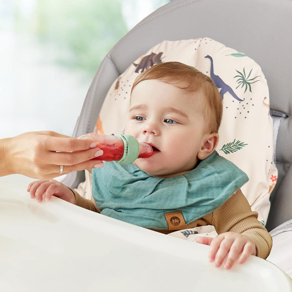 High Chair Cushion with Cover Pad for IKEA Antilop Babies Toddlers Inflatable & Reversible Built-in Inflatable Cushion