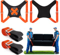 Moving Straps for Lifting, with Back Support for 2 Person | Shoulder Moving System, Move & Carry Furniture Appliances