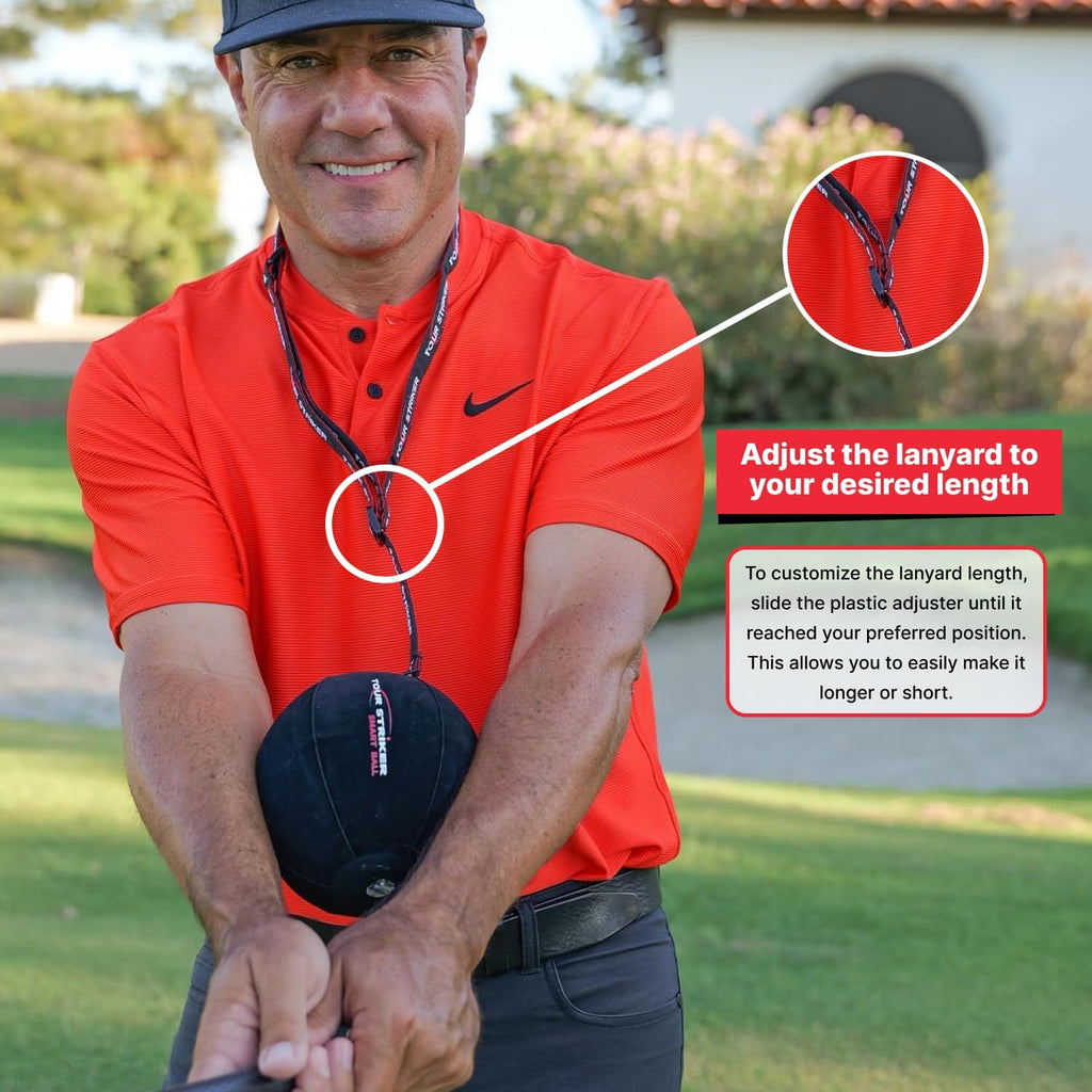 Tour Striker Smart Ball Golf Swing Training Aid | Patented swing trainer promotes proper arm connection, tempo, and
