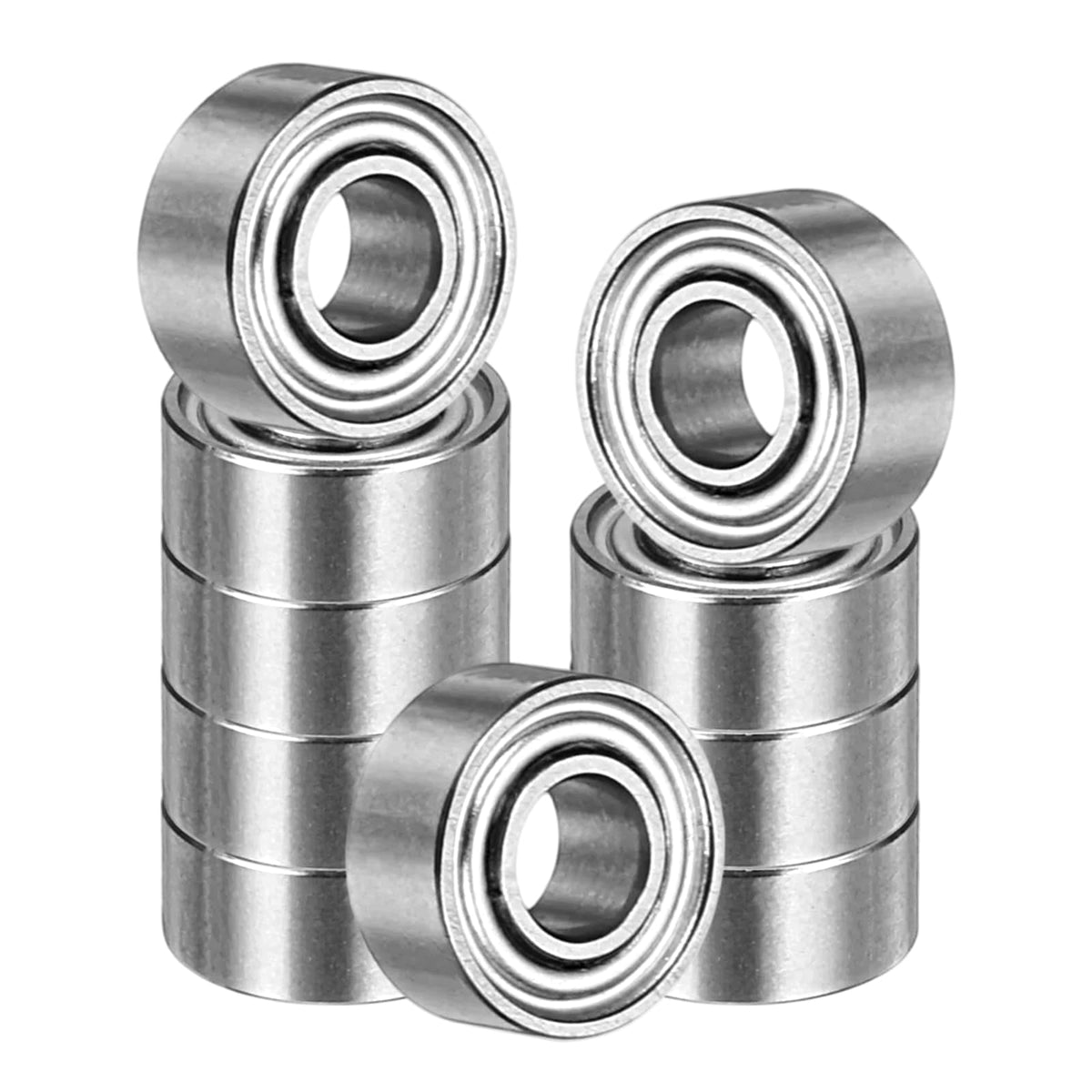 uxcell 10Pack 683ZZ Deep Groove Ball Bearings 3x7x3mm Chrome Steel ABEC5