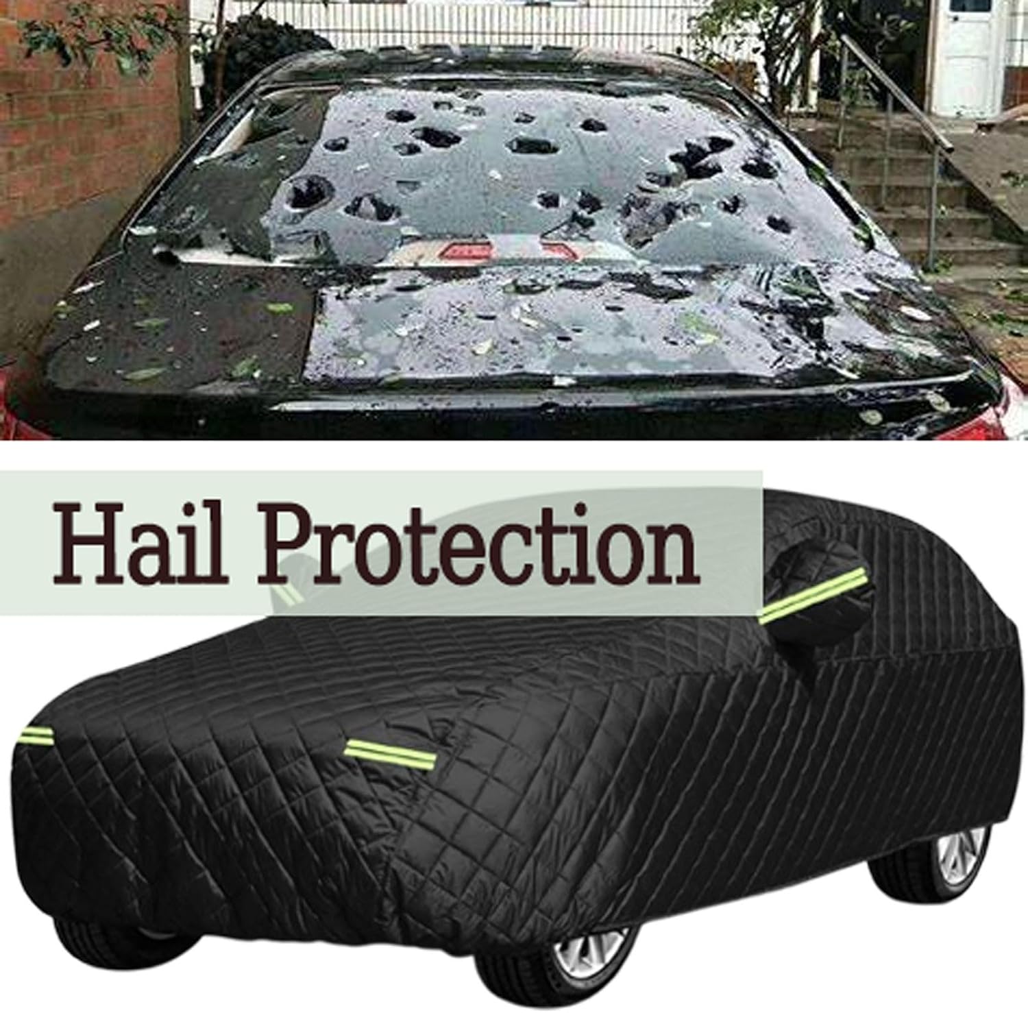 Hail Protector Car Cover Compatible with Mercedes AMG GLC 43 2016-2024 Anti-Hail Cover,Full Outdoor Hail Protection