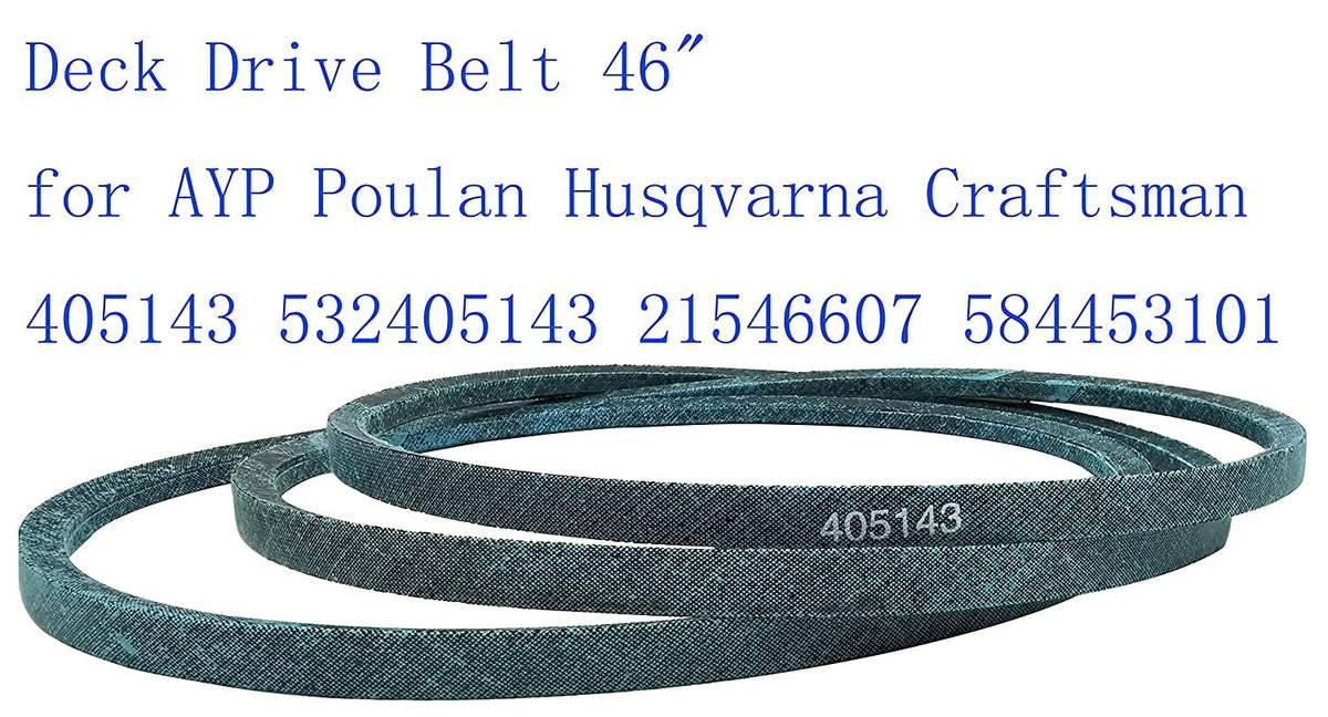 405143 Deck Drive Belt for 46" AYP Poulan Husqvarna Craftsman
