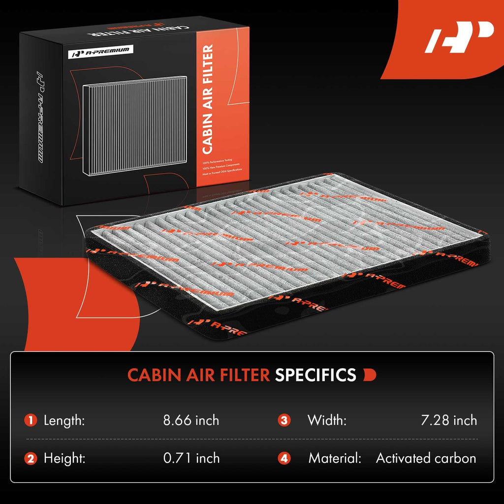 A-Premium Cabin Air Filter, Compatible with Mitsubishi