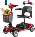 T4 4-Wheel Mobility Scooter for Seniors/Adults, Max 12.4 Miles
