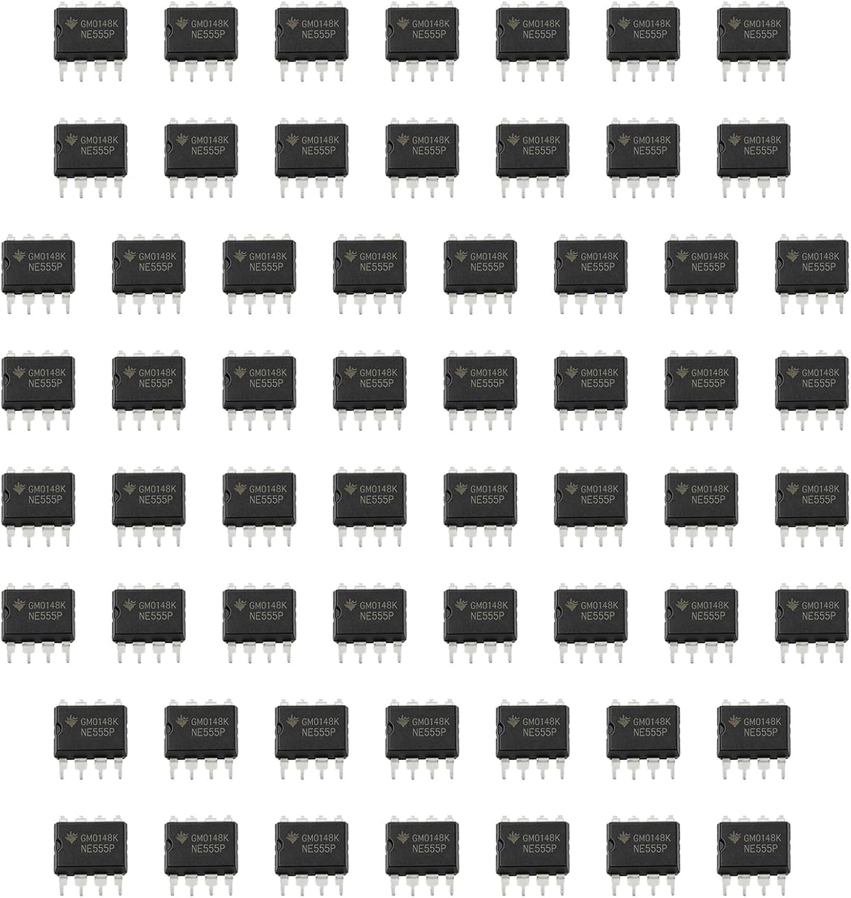 60PCS NE555 Timer IC NE555P Chip DIP 8-Pin NE555N