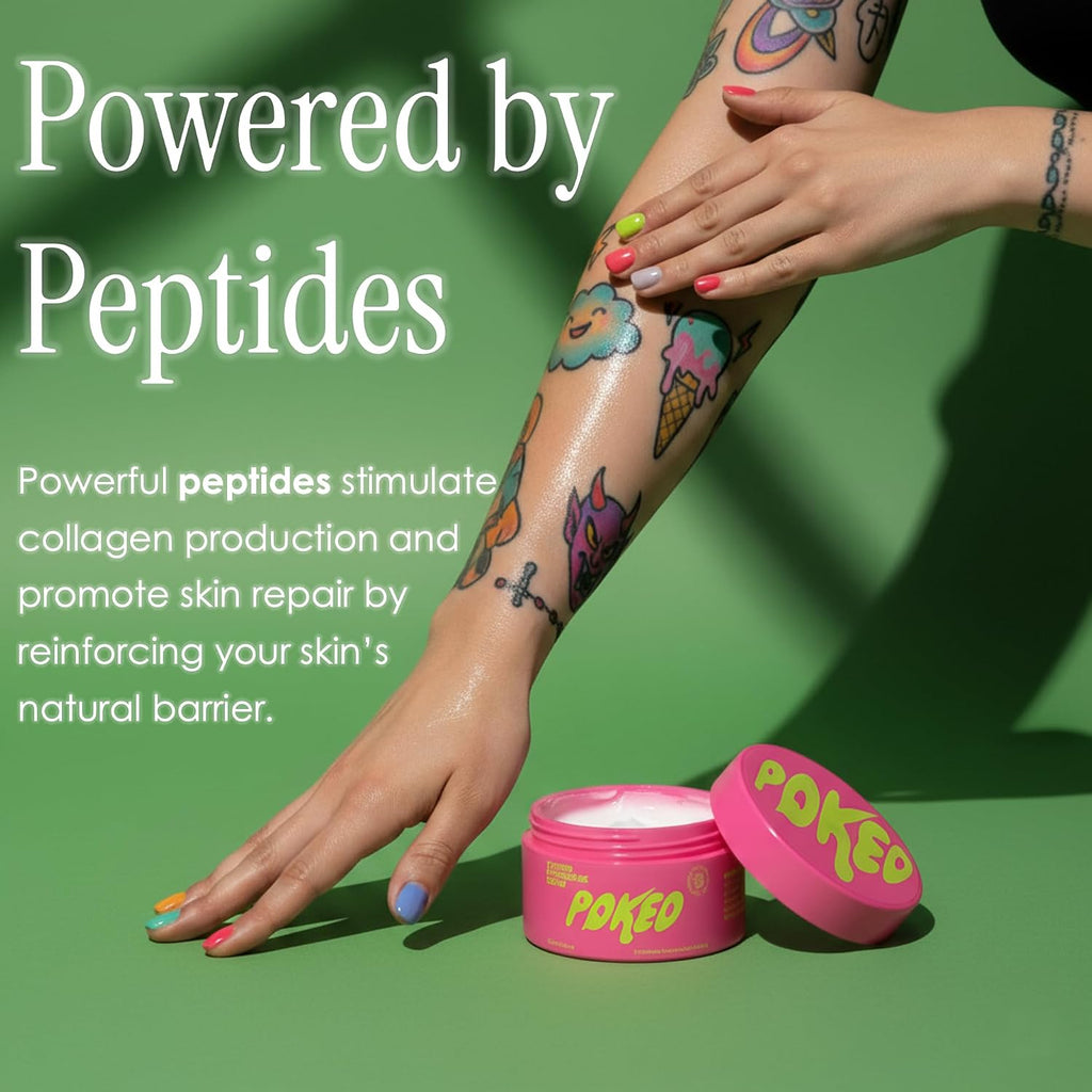Tattoo Aftercare Balm with Soothing Botanicals and Powered by Peptides (3.5 Oz)