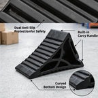 Wheel Chocks for RV Trailer Car Camper Durable Safty Block 4 Pack