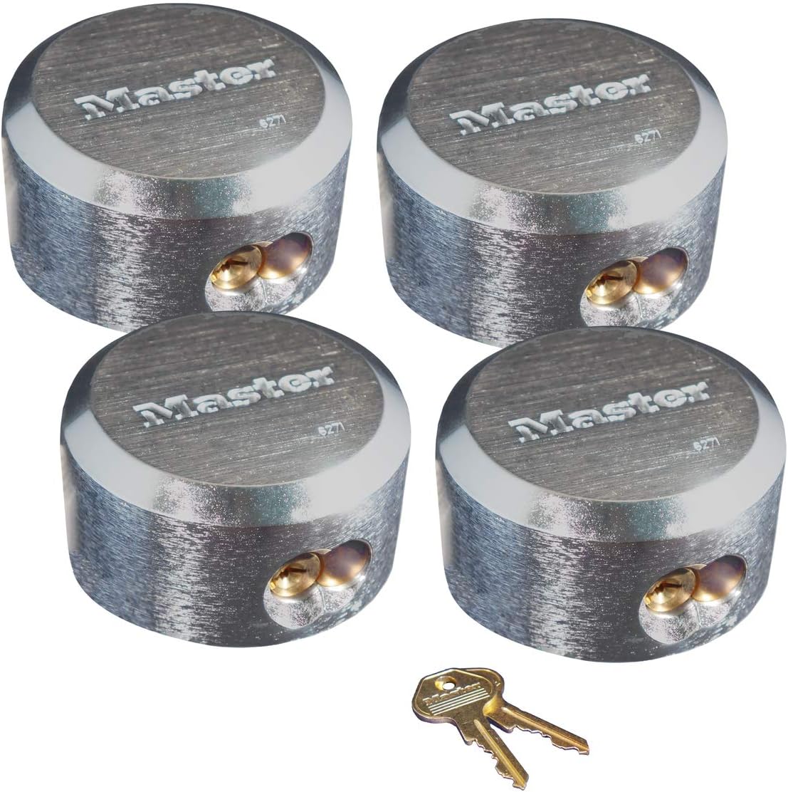 Pro Series - (4) Hidden Shackle Padlocks Keyed Alike 6271KA-4